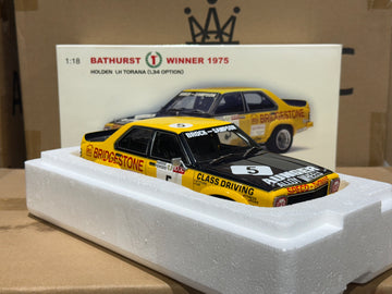 1975 BATHURST WINNER - PETER BROCK / BRIAN SAMPSON - LH TORANA L34 OPTION - 1:18 SCALE DIECAST MODEL - AUTOart