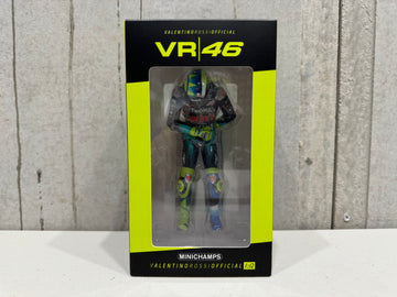 FIGURINE - VALENTINO ROSSI - 2021 FINAL RACE MOTOGP - 1:12 SCALE -MINICHAMPS