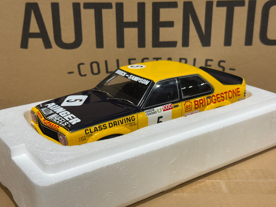 1975 BATHURST WINNER - PETER BROCK / BRIAN SAMPSON - LH TORANA L34 OPTION - 1:18 SCALE DIECAST MODEL - AUTOart