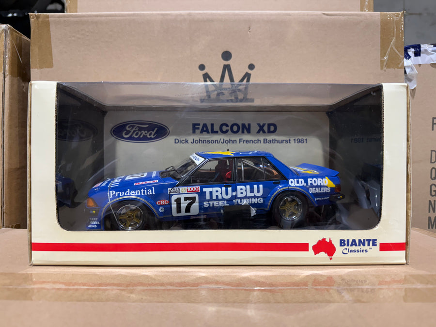 1981 Bathurst Winner - Johnson/French - Tru-Blu Ford XD Falcon - 1:18 Scale Diecast Model - AUTOart