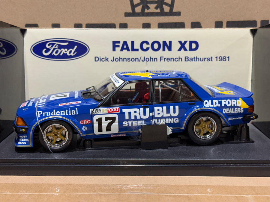 1981 Bathurst Winner - Johnson/French - Tru-Blu Ford XD Falcon - 1:18 Scale Diecast Model - AUTOart