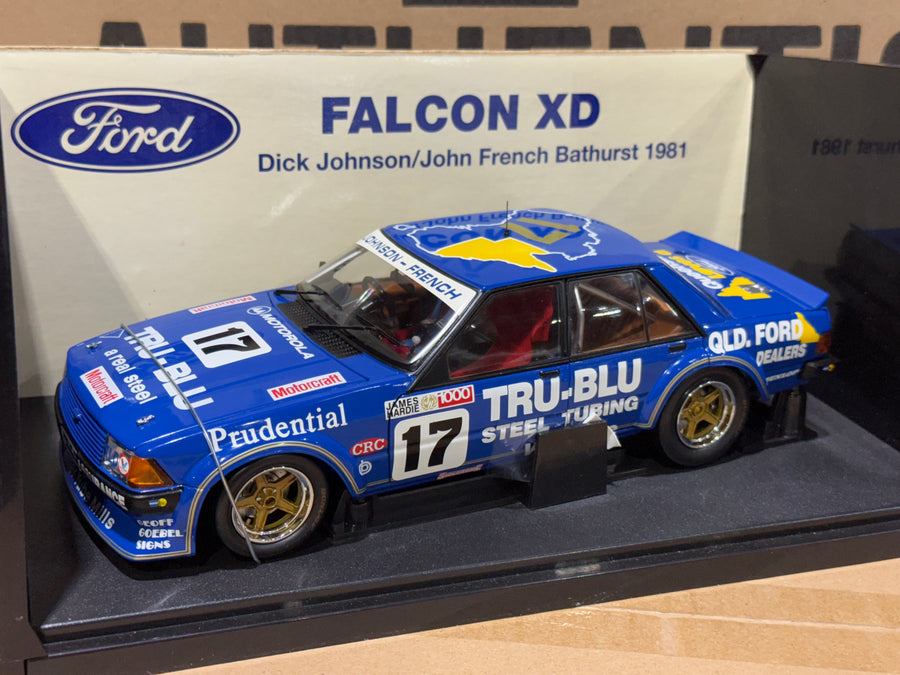 1981 Bathurst Winner - Johnson/French - Tru-Blu Ford XD Falcon - 1:18 Scale Diecast Model - AUTOart