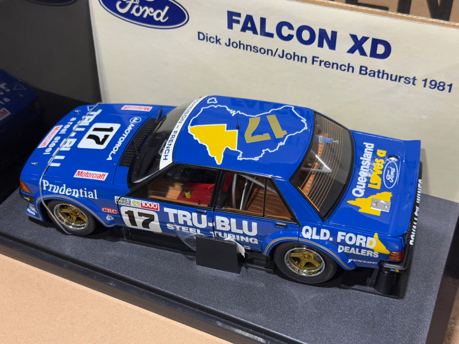 1981 Bathurst Winner - Johnson/French - Tru-Blu Ford XD Falcon - 1:18 Scale Diecast Model - AUTOart