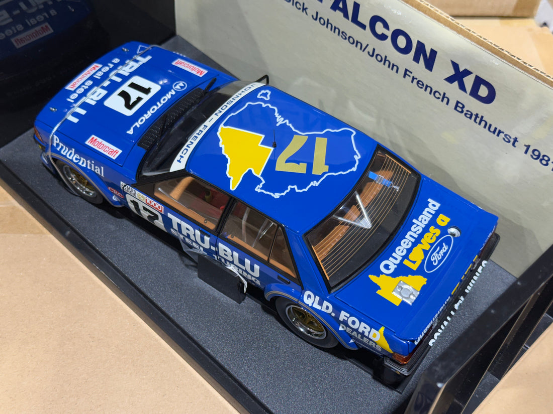 1981 Bathurst Winner - Johnson/French - Tru-Blu Ford XD Falcon - 1:18 Scale Diecast Model - AUTOart