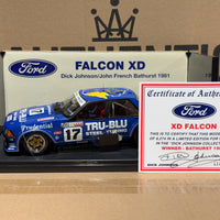 1981 Bathurst Winner - Johnson/French - Tru-Blu Ford XD Falcon - 1:18 Scale Diecast Model - AUTOart