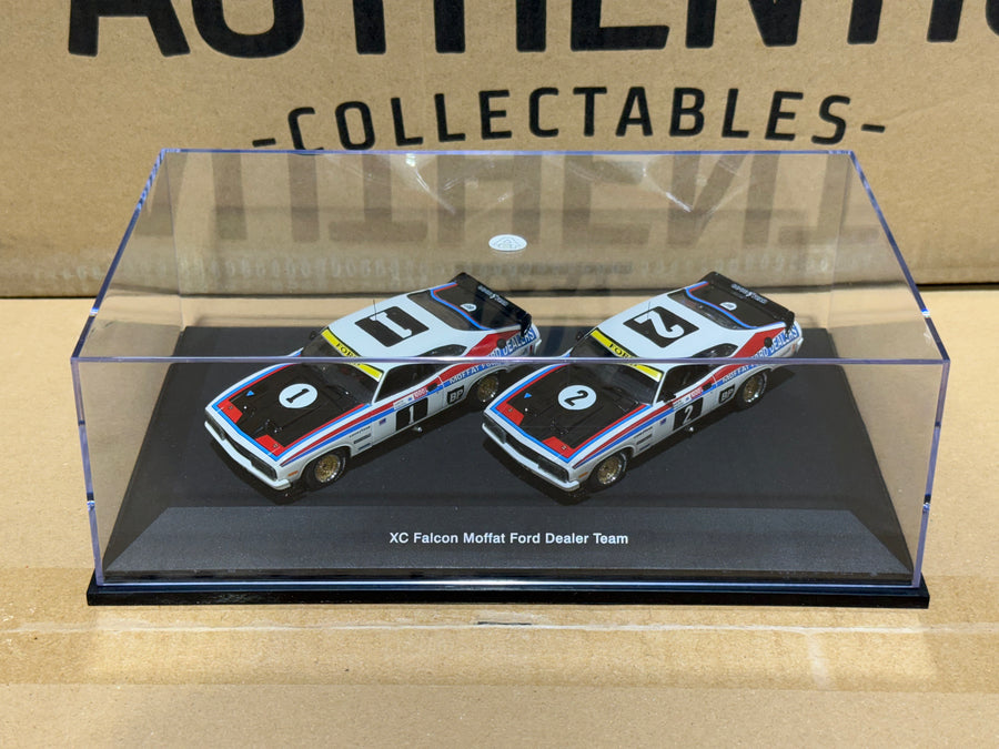 1977 BATHURST 1000 - 1-2 FINISH - FORD XC FALCONS - 1:43 SCALE DIECAST MODEL TWIN SET - AUTOart