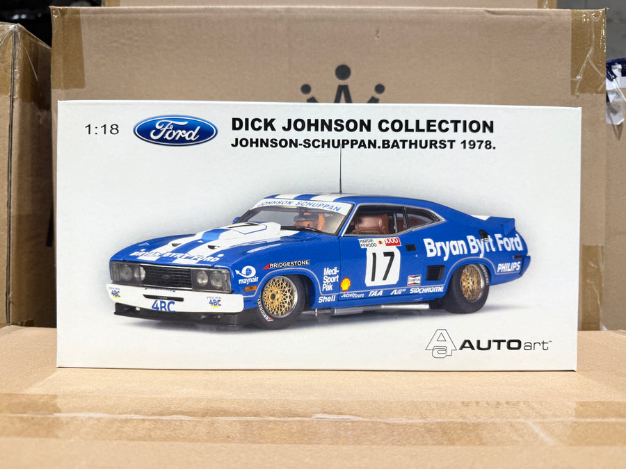 Dick Johnson - Ford XC Falcon #17 - 1978 Bathurst - Bryan Byrt Ford - 1:18 Scale DIecast Model - AUTOart