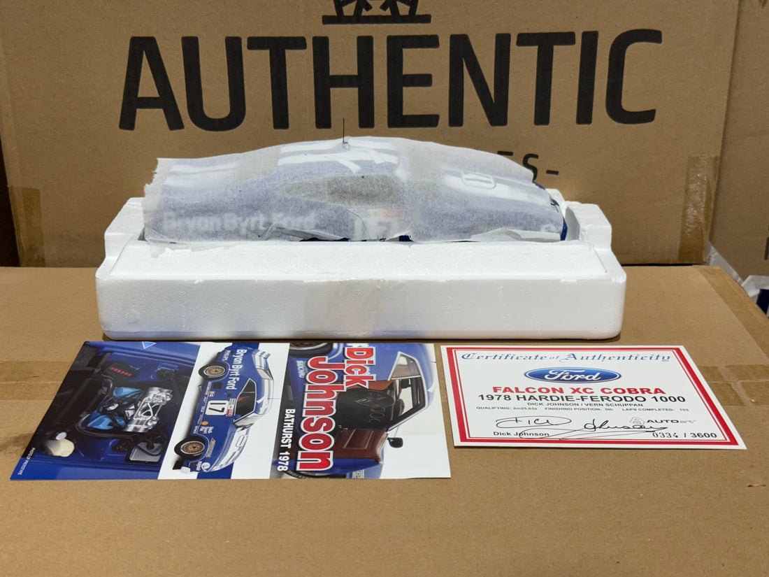 Dick Johnson - Ford XC Falcon #17 - 1978 Bathurst - Bryan Byrt Ford - 1:18 Scale DIecast Model - AUTOart