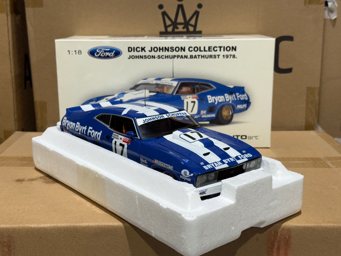 Dick Johnson - Ford XC Falcon #17 - 1978 Bathurst - Bryan Byrt Ford - 1:18 Scale DIecast Model - AUTOart