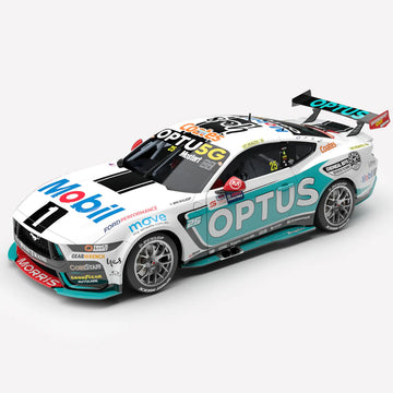 *PRE-ORDER* Chaz Mostert - Mobil 1 Optus Racing #25 Ford Mustang GT - 2024 Perth SuperSprint Race 9 Winner (First Ford Win for WAU) - 1:18 Scale Diecast Model - AUTHENTIC COLLECTABLES