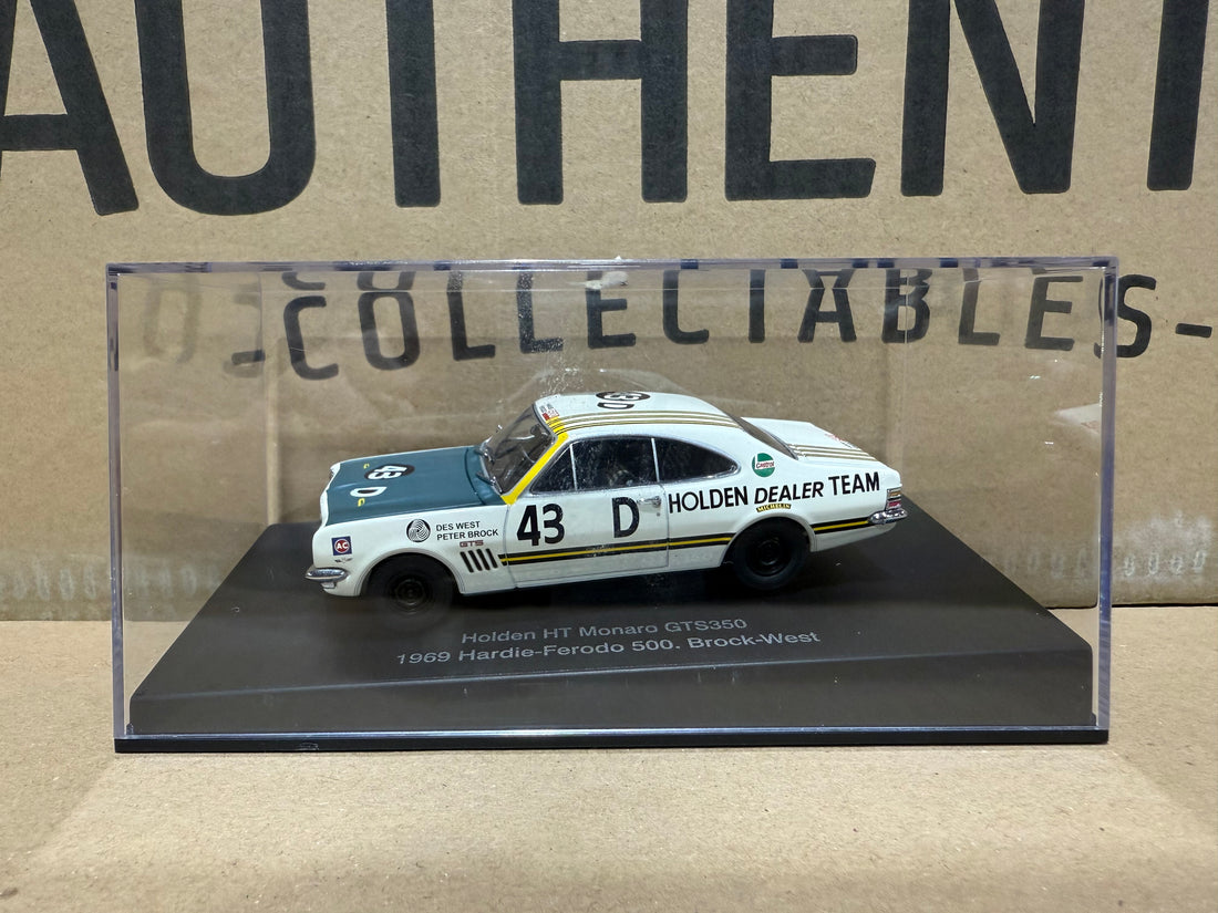 1969 HARDIE-FERODO 500 - BROCK - WEST - HOLDEN HT MONARO HTS350 - 1:43 SCALE DIECAST MODEL - AUTOart