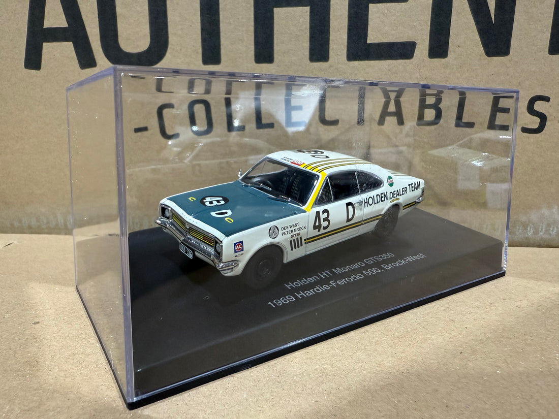 1969 HARDIE-FERODO 500 - BROCK - WEST - HOLDEN HT MONARO HTS350 - 1:43 SCALE DIECAST MODEL - AUTOart