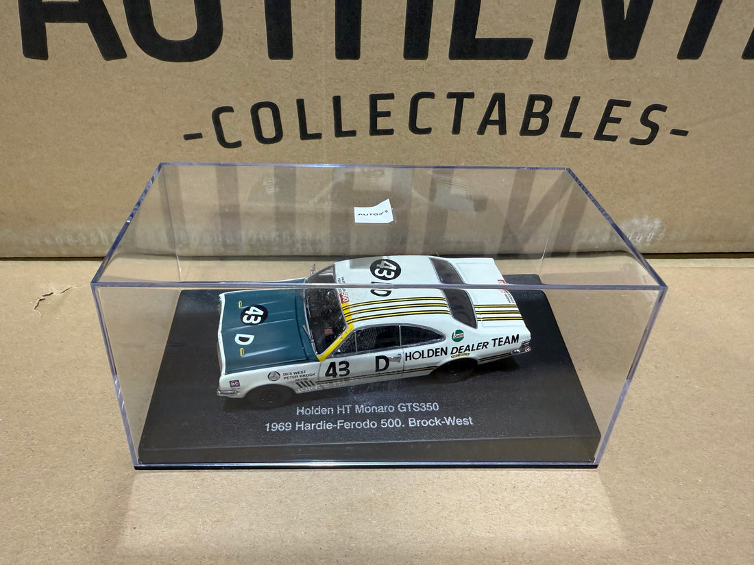 1969 HARDIE-FERODO 500 - BROCK - WEST - HOLDEN HT MONARO HTS350 - 1:43 SCALE DIECAST MODEL - AUTOart