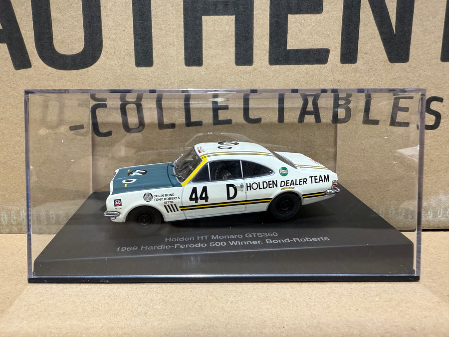 1969 HARDIE-FERODO 500 WINNER - BOND - ROBERTS - HOLDEN HT MONARO HTS350 - 1:43 SCALE DIECAST MODEL - AUTOart