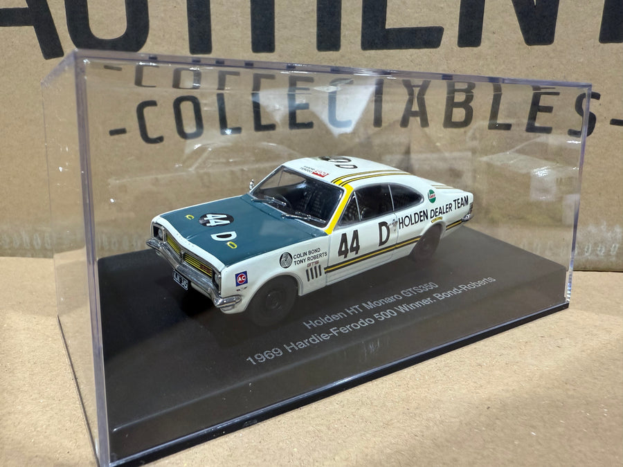 1969 HARDIE-FERODO 500 WINNER - BOND - ROBERTS - HOLDEN HT MONARO HTS350 - 1:43 SCALE DIECAST MODEL - AUTOart