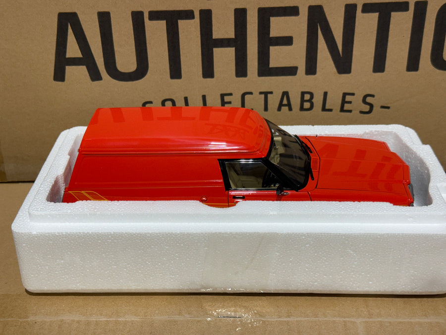 HOLDEN HX SANDMAN PANEL VAN - 1976 MANDARIN RED - 1:18 SCALE DIECAST MODEL - AUTOart