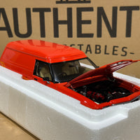 HOLDEN HX SANDMAN PANEL VAN - 1976 MANDARIN RED - 1:18 SCALE DIECAST MODEL - AUTOart