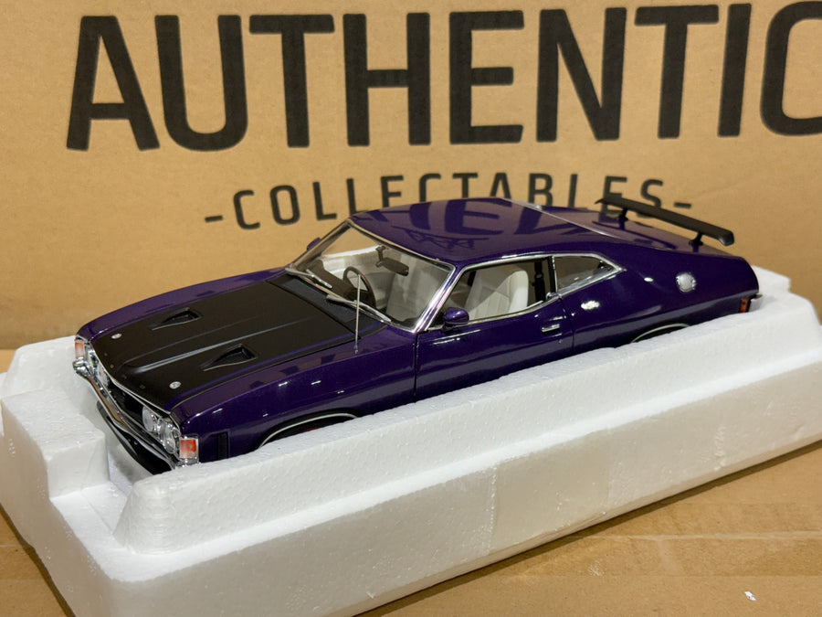 FORD XA FALCON GT HARDTOP - WILD VIOLET/WHITE INTERIOR - 1:18 SCALE DIECAST MODEL -AUTOart