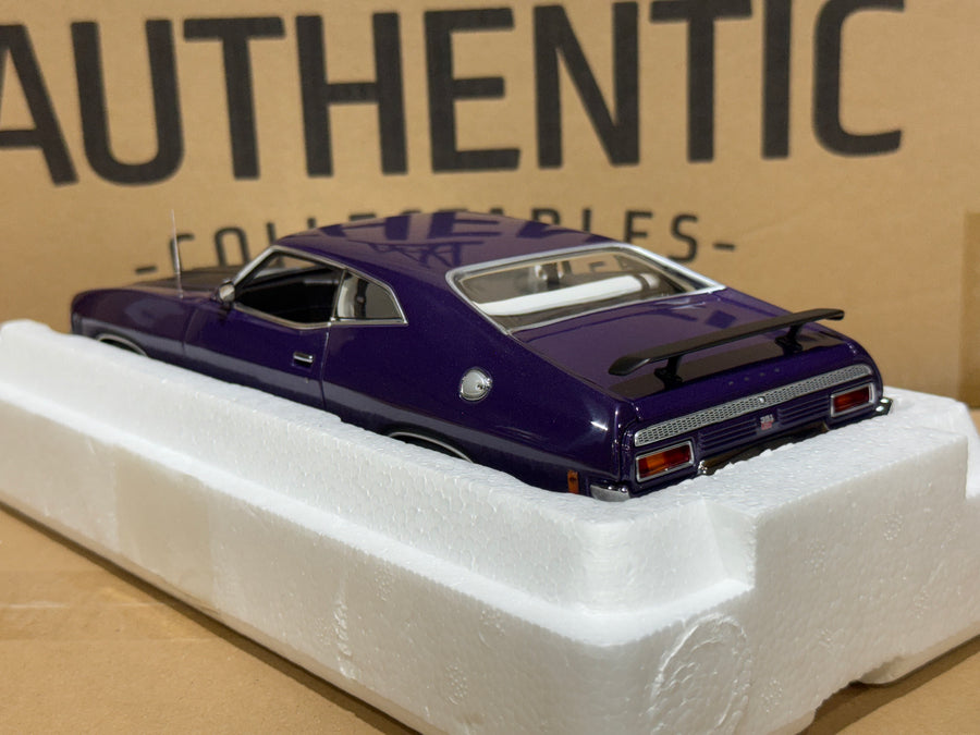 FORD XA FALCON GT HARDTOP - WILD VIOLET/WHITE INTERIOR - 1:18 SCALE DIECAST MODEL -AUTOart