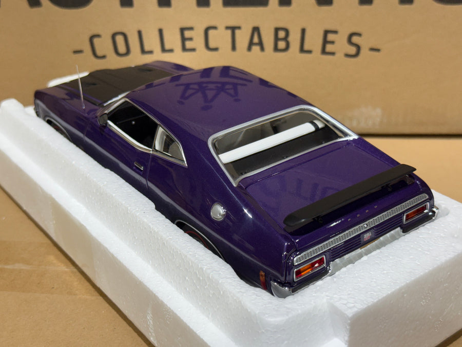 FORD XA FALCON GT HARDTOP - WILD VIOLET/WHITE INTERIOR - 1:18 SCALE DIECAST MODEL -AUTOart