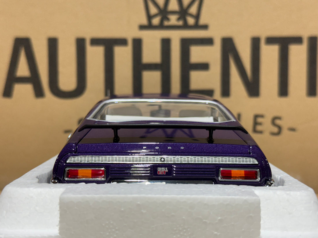 FORD XA FALCON GT HARDTOP - WILD VIOLET/WHITE INTERIOR - 1:18 SCALE DIECAST MODEL -AUTOart