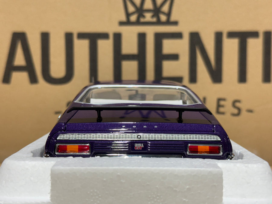 FORD XA FALCON GT HARDTOP - WILD VIOLET/WHITE INTERIOR - 1:18 SCALE DIECAST MODEL -AUTOart