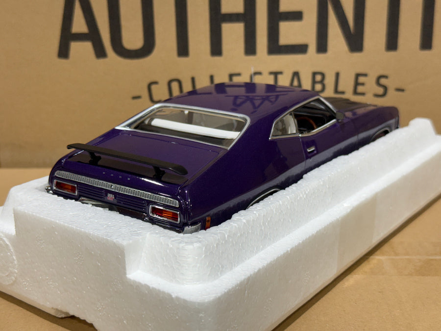 FORD XA FALCON GT HARDTOP - WILD VIOLET/WHITE INTERIOR - 1:18 SCALE DIECAST MODEL -AUTOart
