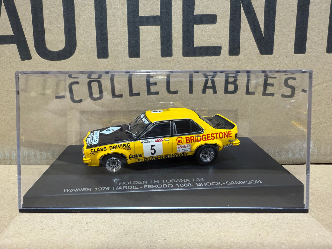 1975 BATHURST WINNER - PETER BROCK - HOLDEN LH TORANA L34 - 1:43 SCALE DIECAST MODEL -AUTOart