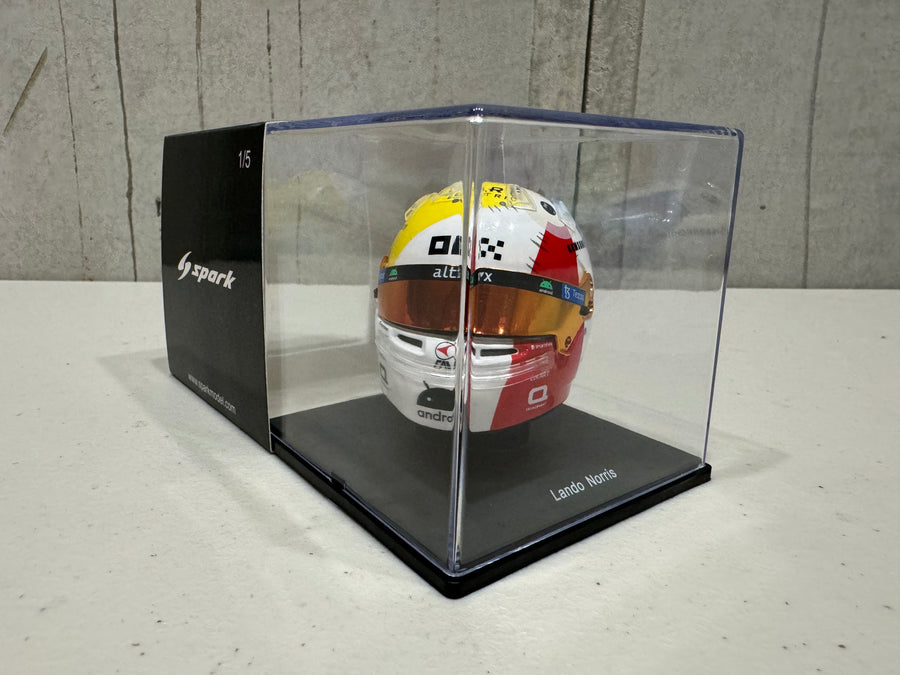 McLaren F1 Team - Lando Norris  Miami GP 2023 - 1:5 Scale Mini Helmet