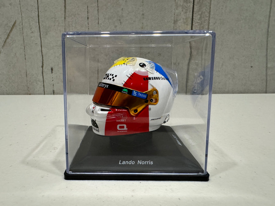 McLaren F1 Team - Lando Norris  Miami GP 2023 - 1:5 Scale Mini Helmet