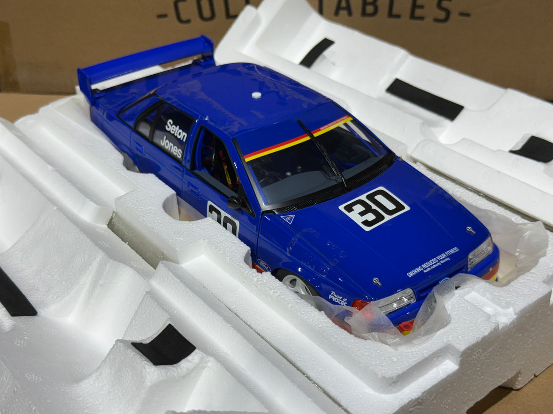 1992 SANDOWN 500 - EB DEBUT - GLENN SETON / ALAN JONES - FORD FALCON EB - 1:18 SCALE DIECAST MODEL - BIANTE
