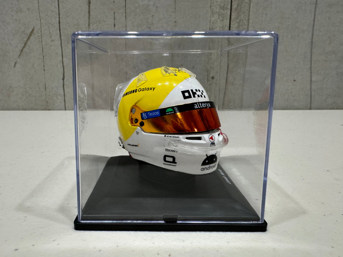 McLaren F1 Team - Lando Norris  Miami GP 2023 - 1:5 Scale Mini Helmet