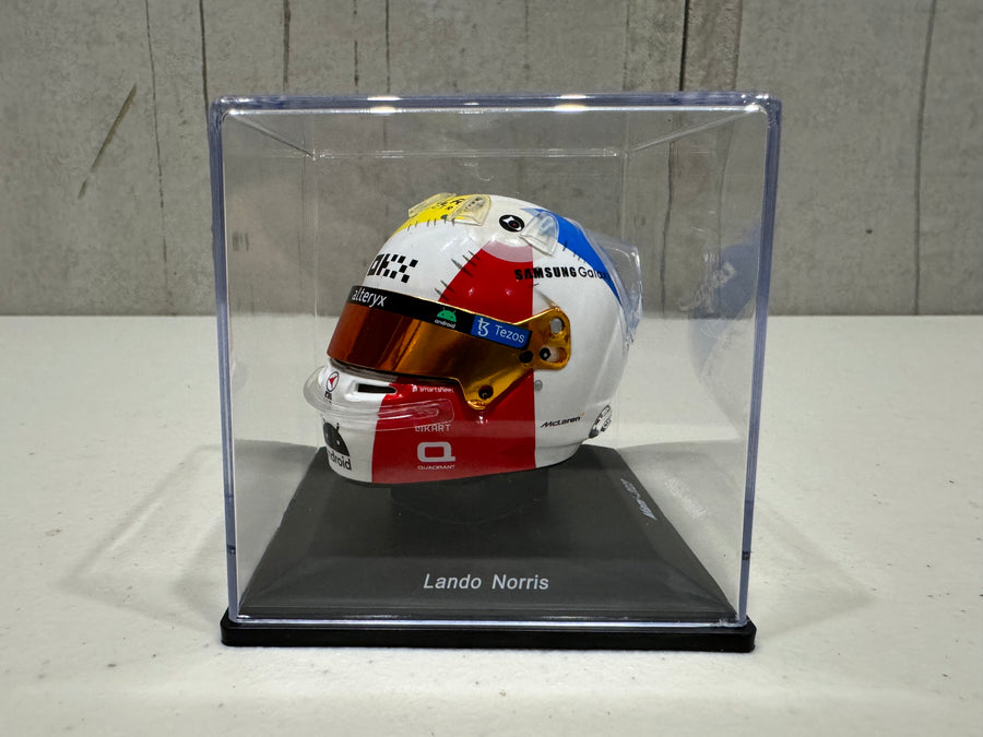 McLaren F1 Team - Lando Norris  Miami GP 2023 - 1:5 Scale Mini Helmet