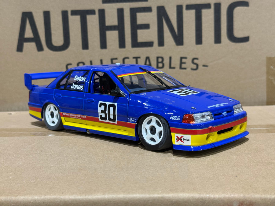 1992 SANDOWN 500 - EB DEBUT - GLENN SETON / ALAN JONES - FORD FALCON EB - 1:18 SCALE DIECAST MODEL - BIANTE