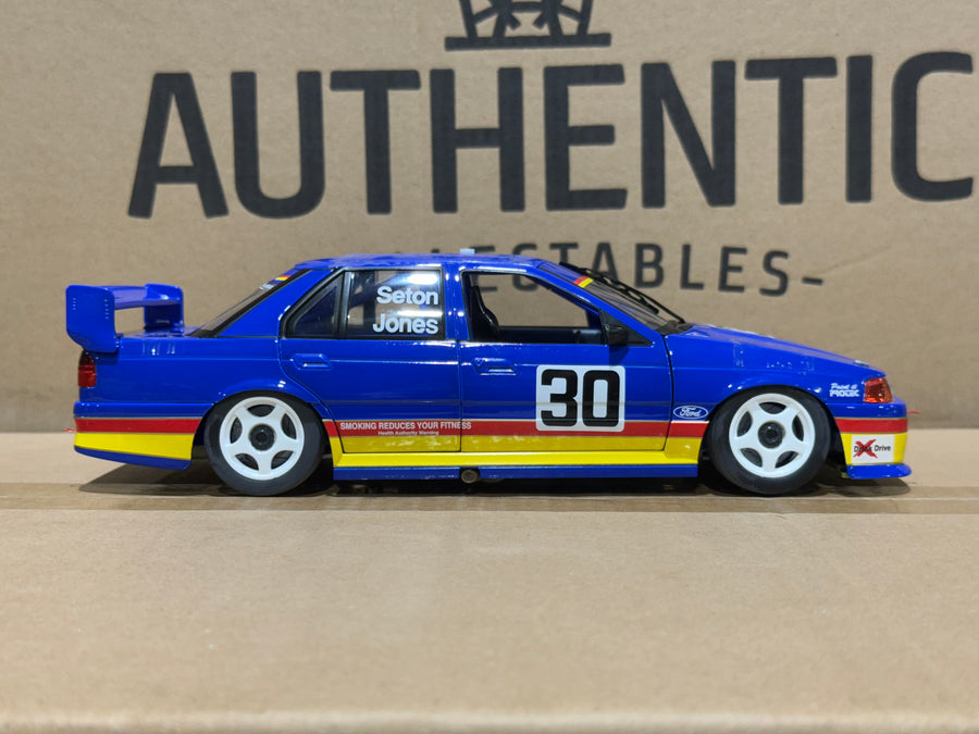 1992 SANDOWN 500 - EB DEBUT - GLENN SETON / ALAN JONES - FORD FALCON EB - 1:18 SCALE DIECAST MODEL - BIANTE