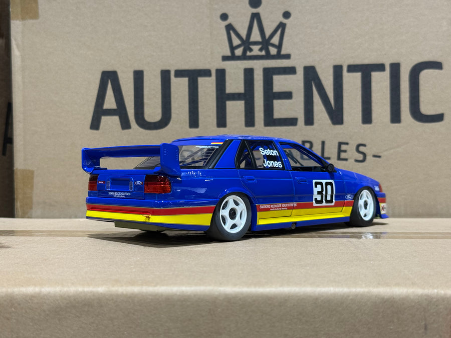 1992 SANDOWN 500 - EB DEBUT - GLENN SETON / ALAN JONES - FORD FALCON EB - 1:18 SCALE DIECAST MODEL - BIANTE