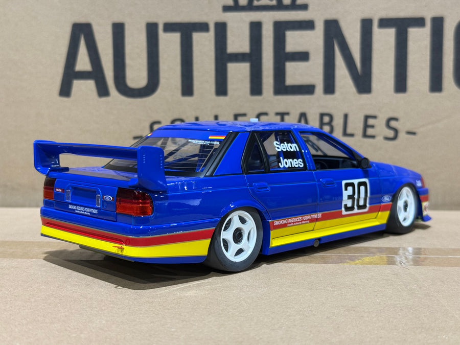 1992 SANDOWN 500 - EB DEBUT - GLENN SETON / ALAN JONES - FORD FALCON EB - 1:18 SCALE DIECAST MODEL - BIANTE