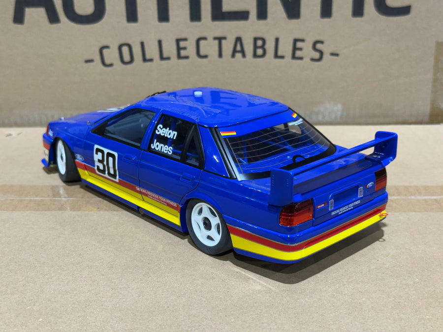 1992 SANDOWN 500 - EB DEBUT - GLENN SETON / ALAN JONES - FORD FALCON EB - 1:18 SCALE DIECAST MODEL - BIANTE