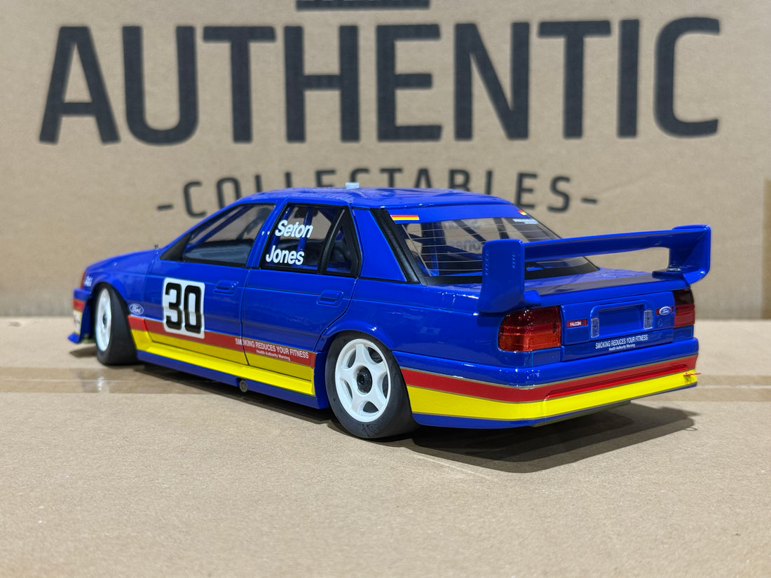 1992 SANDOWN 500 - EB DEBUT - GLENN SETON / ALAN JONES - FORD FALCON EB - 1:18 SCALE DIECAST MODEL - BIANTE