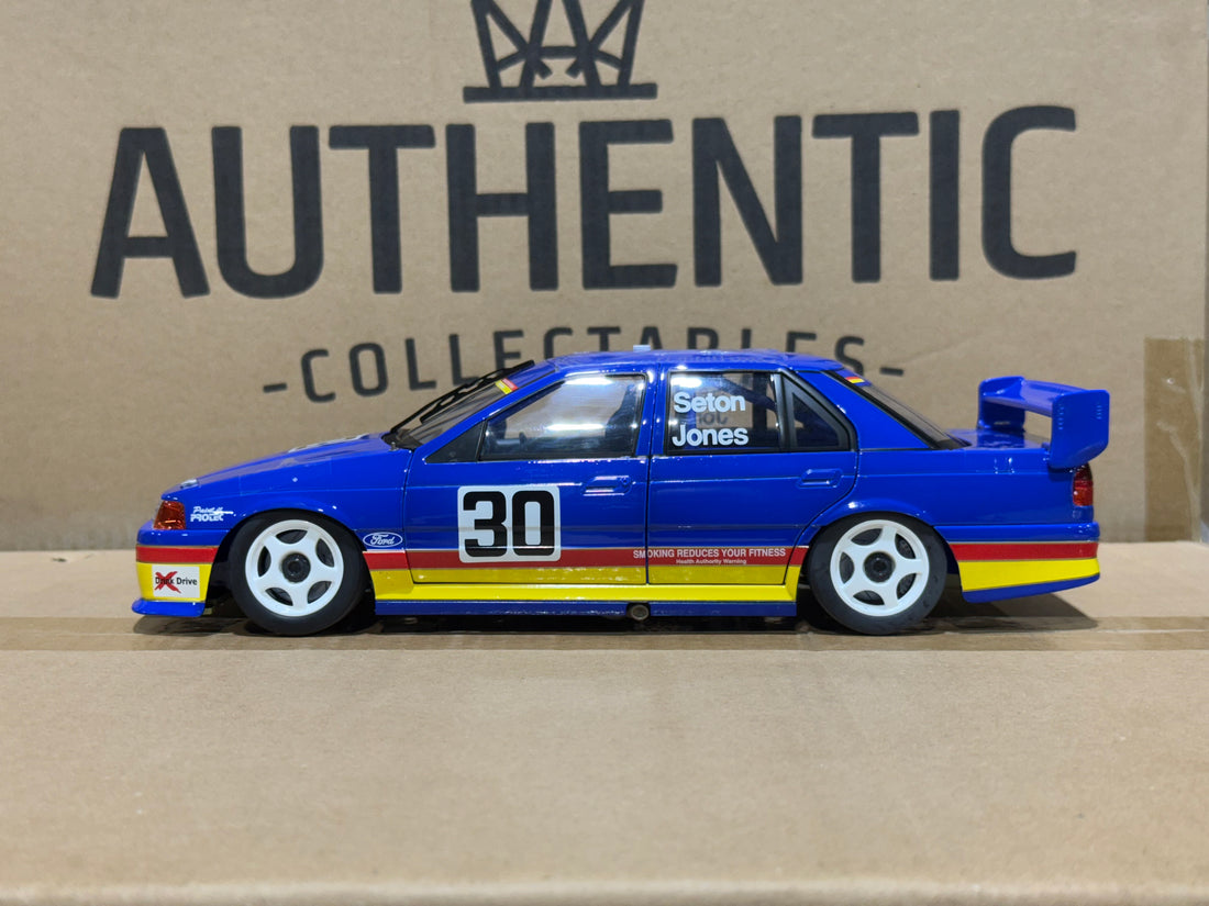 1992 SANDOWN 500 - EB DEBUT - GLENN SETON / ALAN JONES - FORD FALCON EB - 1:18 SCALE DIECAST MODEL - BIANTE