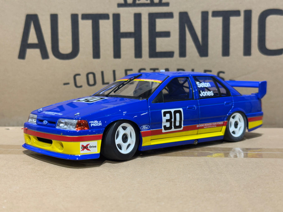 1992 SANDOWN 500 - EB DEBUT - GLENN SETON / ALAN JONES - FORD FALCON EB - 1:18 SCALE DIECAST MODEL - BIANTE