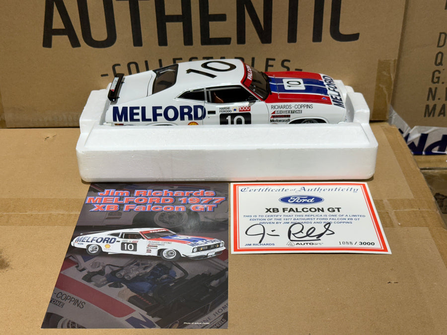 XB FALCON 1977 BATHURST 1000 - JIM RICHARDS/RON COPPINS - 1:18 SCALE DIECAST MODEL - AUTOart
