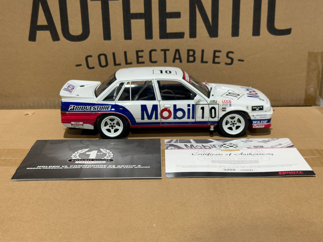 1987 Bathurst Winner Peter Brock - #10 Holden VL Commodore - 1:18 Scale Diecast Model - BIANTE
