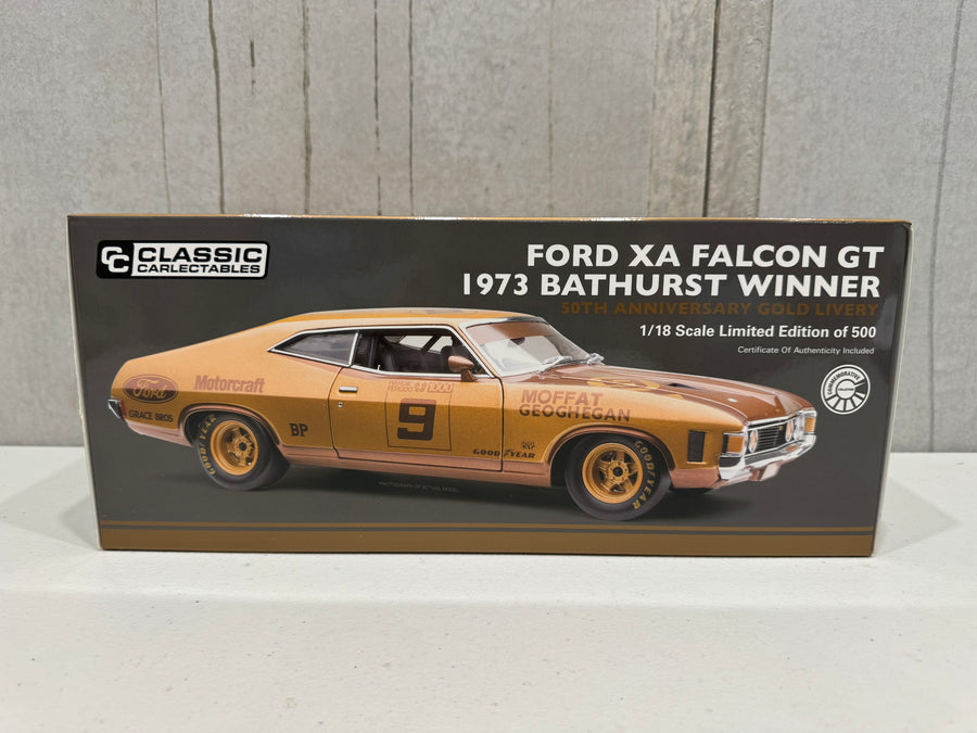 Ford XA Falcon GT 1973 Bathurst Winner 50th Anniversary GOLD livery - 1:18 Diecast Model