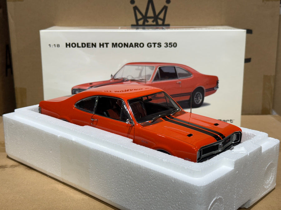 HOLDEN HT MONARO GTS 350 - SEBRING ORANGE - 1:18 SCALE DIECAST MODEL -AUTOart