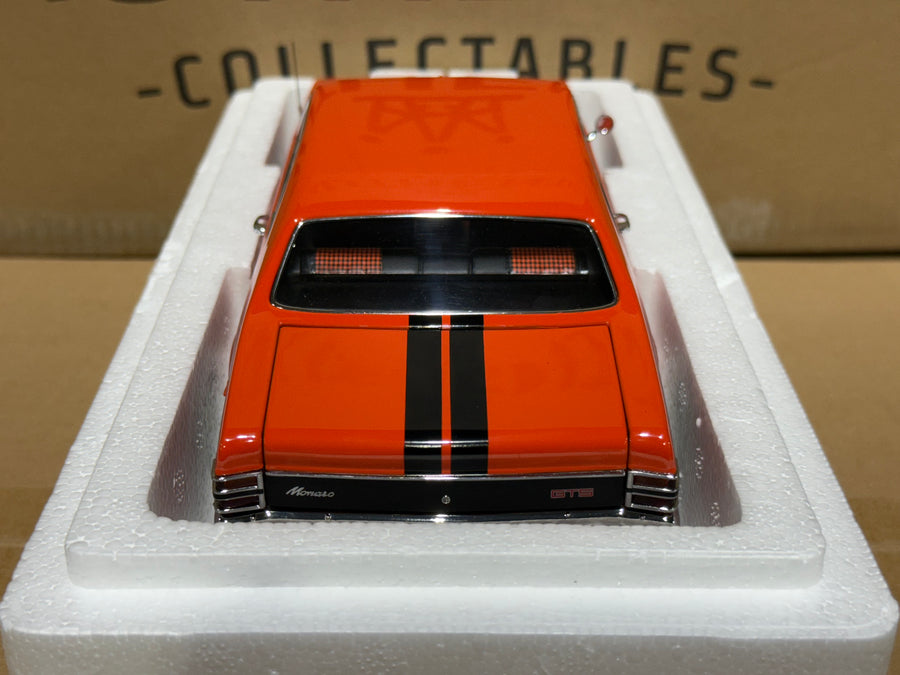 HOLDEN HT MONARO GTS 350 - SEBRING ORANGE - 1:18 SCALE DIECAST MODEL -AUTOart