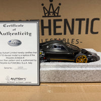 PAGANI ZONDA R - REVOLUCION - CARBON FIBRE - 1:18 SCALE DIECAST MODEL - AUTOart