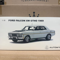 FORD XW FALCON GT-HO - DIAMOND WHITE - 1:18 SCALE DIECAST MODEL - AUTOart
