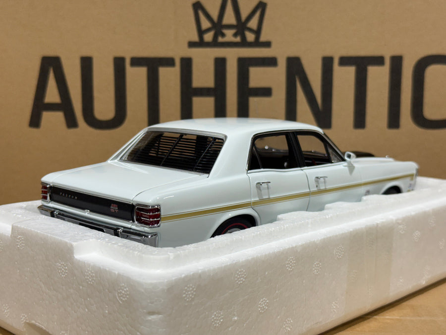 FORD XW FALCON GT-HO - DIAMOND WHITE - 1:18 SCALE DIECAST MODEL - AUTOart