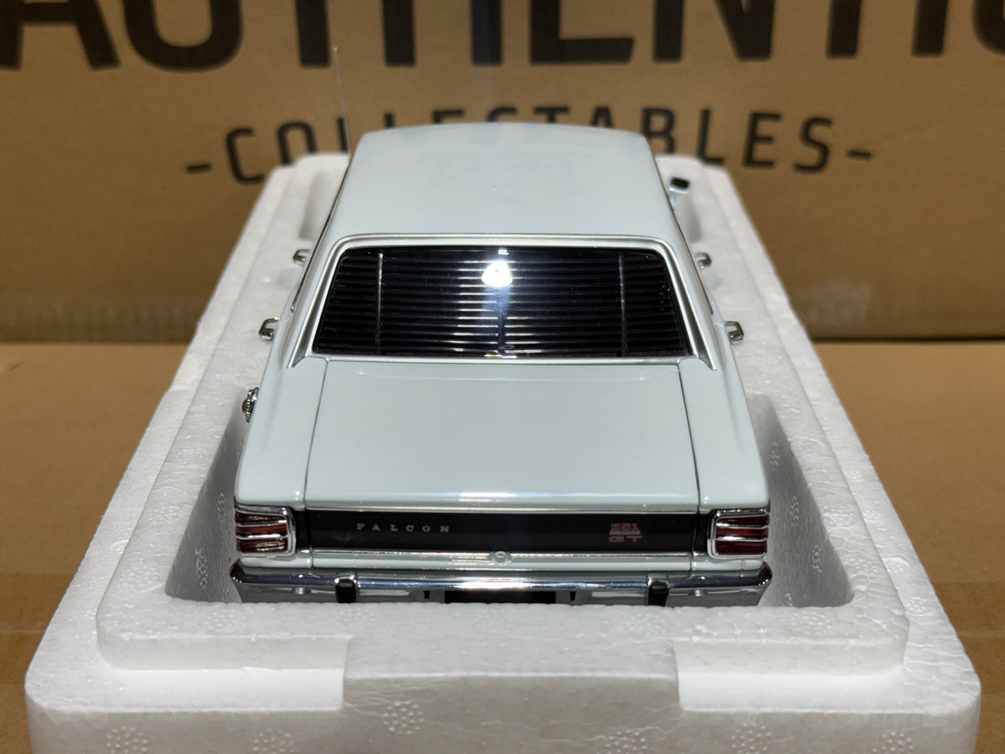 FORD XW FALCON GT-HO - DIAMOND WHITE - 1:18 SCALE DIECAST MODEL - AUTOart